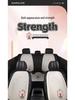 Beaver Cartoon Cotton Linen Car Seat Cushion for Hyundai Festa, Elantra, Tucson - All-Season Use.