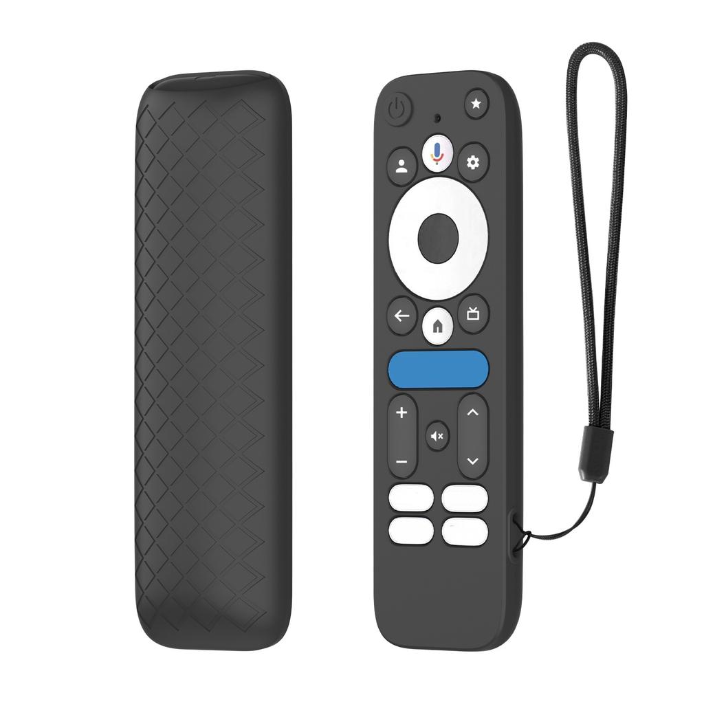Shockproof Anti-Drop Dustproof Silicone Protective Cover For onn.GoogleTV Box 4K Pro 2025 Remote Control Protective Cover