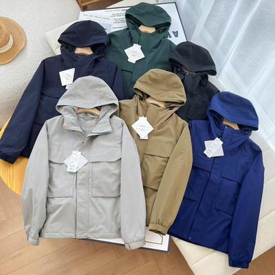 2025 Autumn Japanese Windproof Hooded Jacket for Men and Women - Casual Outdoor Workwear