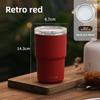 Modern Minimalist Coffee Mug With Insulated 304 Stainless Steel For Office And Travel
