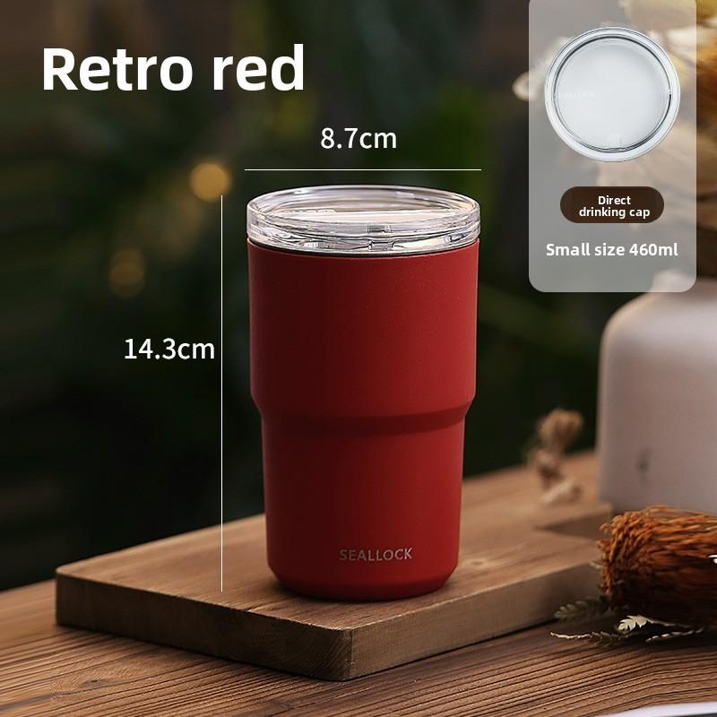 Modern Minimalist Coffee Mug With Insulated 304 Stainless Steel For Office And Travel