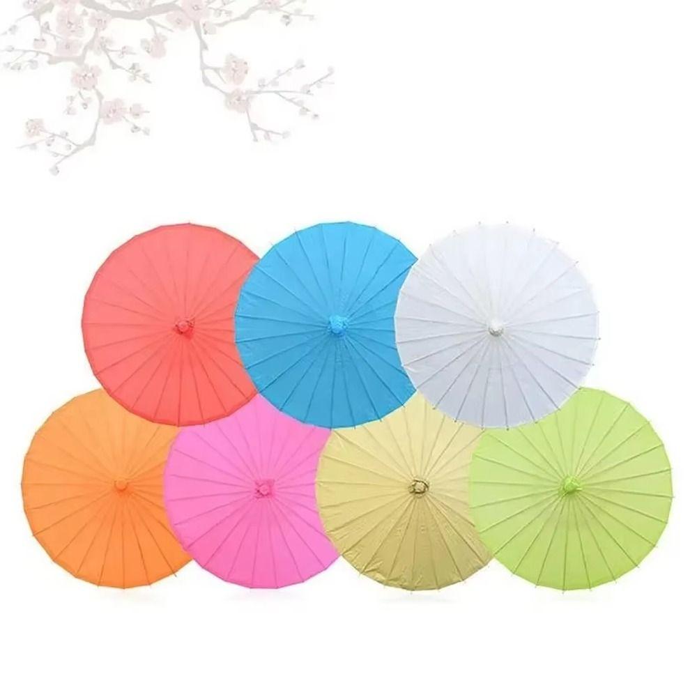 1Pcs Colored Paper Umbrella Photography Prop  for Baby Shower Anniversary Wedding Birthday