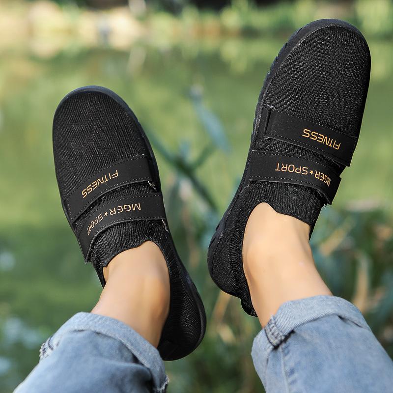 New Casual Sports One-pedal Light and Easy Accompanying Squat Deadlift Shoes Weight Training Fitness Shoes Men