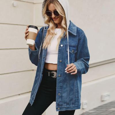 Women's Vintage Loose-Fit Denim Jacket - Classic All-Match Style for Europe and America