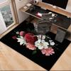 Floral Elegance In Bloom Office Rug Chair Mat, Entryway Carpet, Suitable for Front Door, Bedroom, Living Room, Desk, Holiday Gift