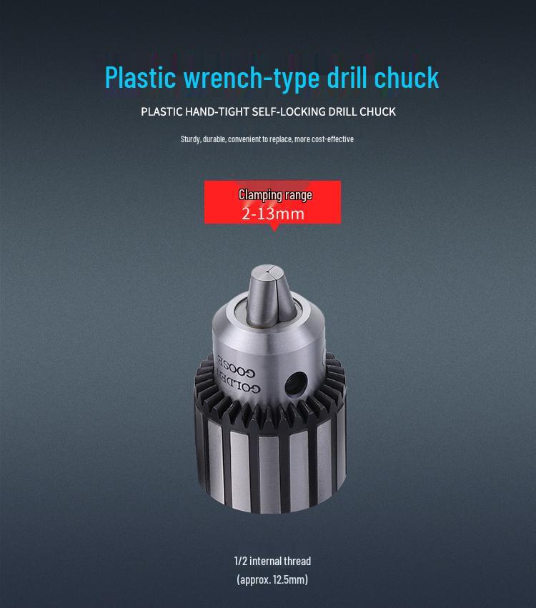 Chu Ao Hand and Bench Drill Chuck: 0.6-16mm Wrench-Type Machine Tool Accessory