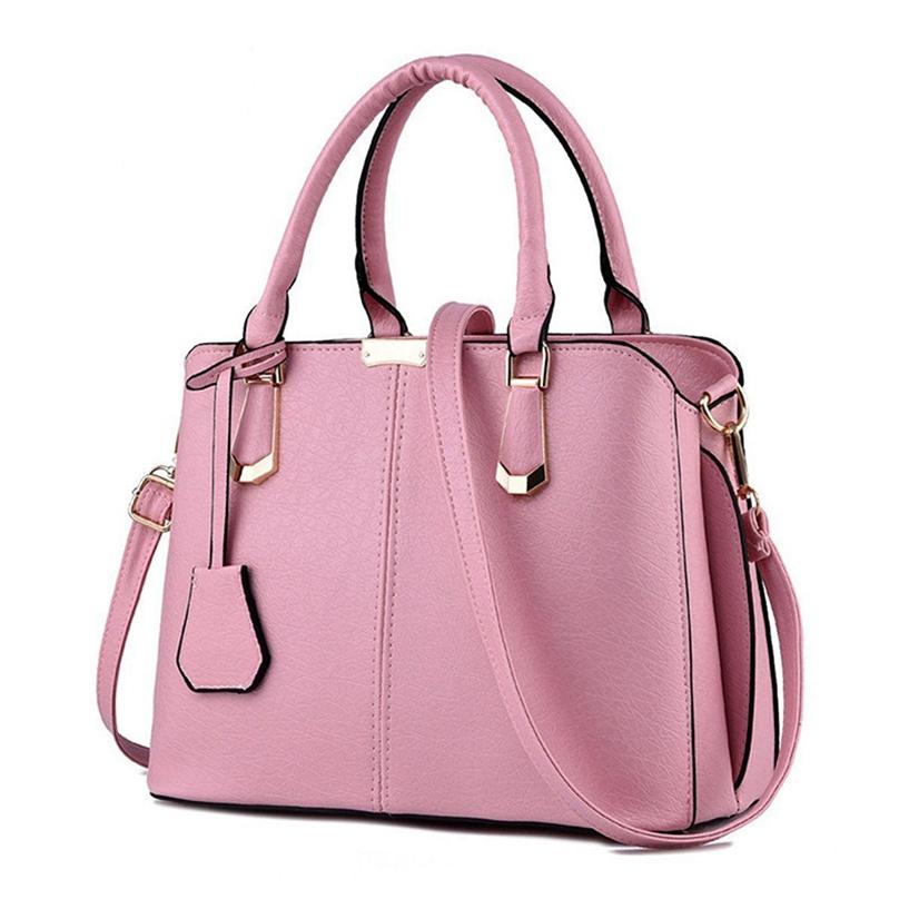 Vintage Fashionable Women's PU Handbag Tote Trendy Shoulder Messenger Bag