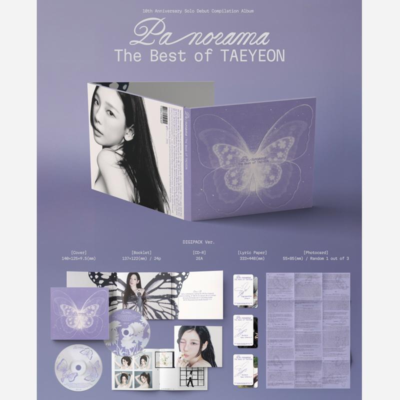 [Pre-order] TAEYEON (GIRLS' GENERATION) Panorama : The Best of TAEYEON(Digipack Ver)(Online Benefit)