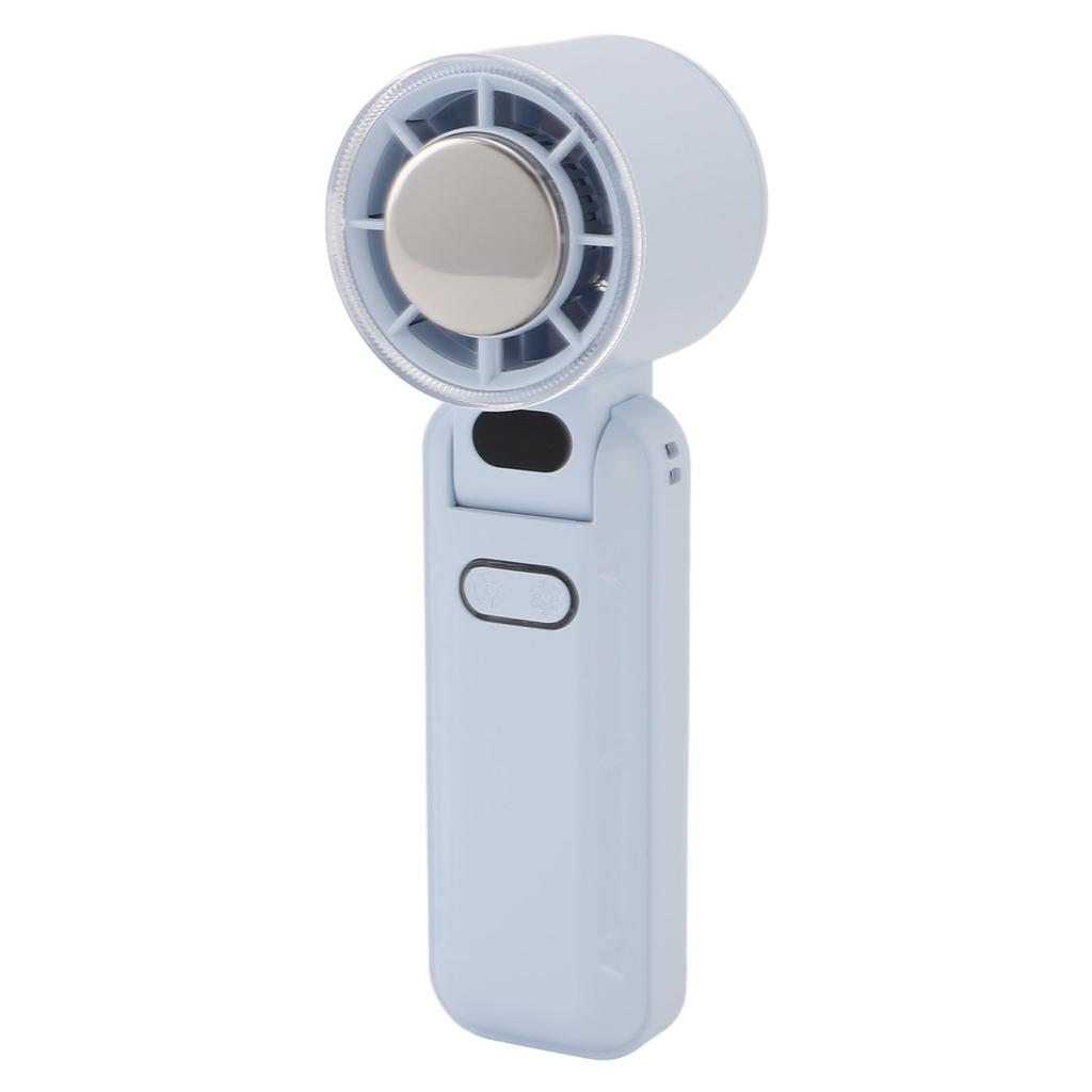 Portable Handheld Fan 5 Speeds Foldable Quiet Rechargeable Mini High Speed Cooling Fan with Digital