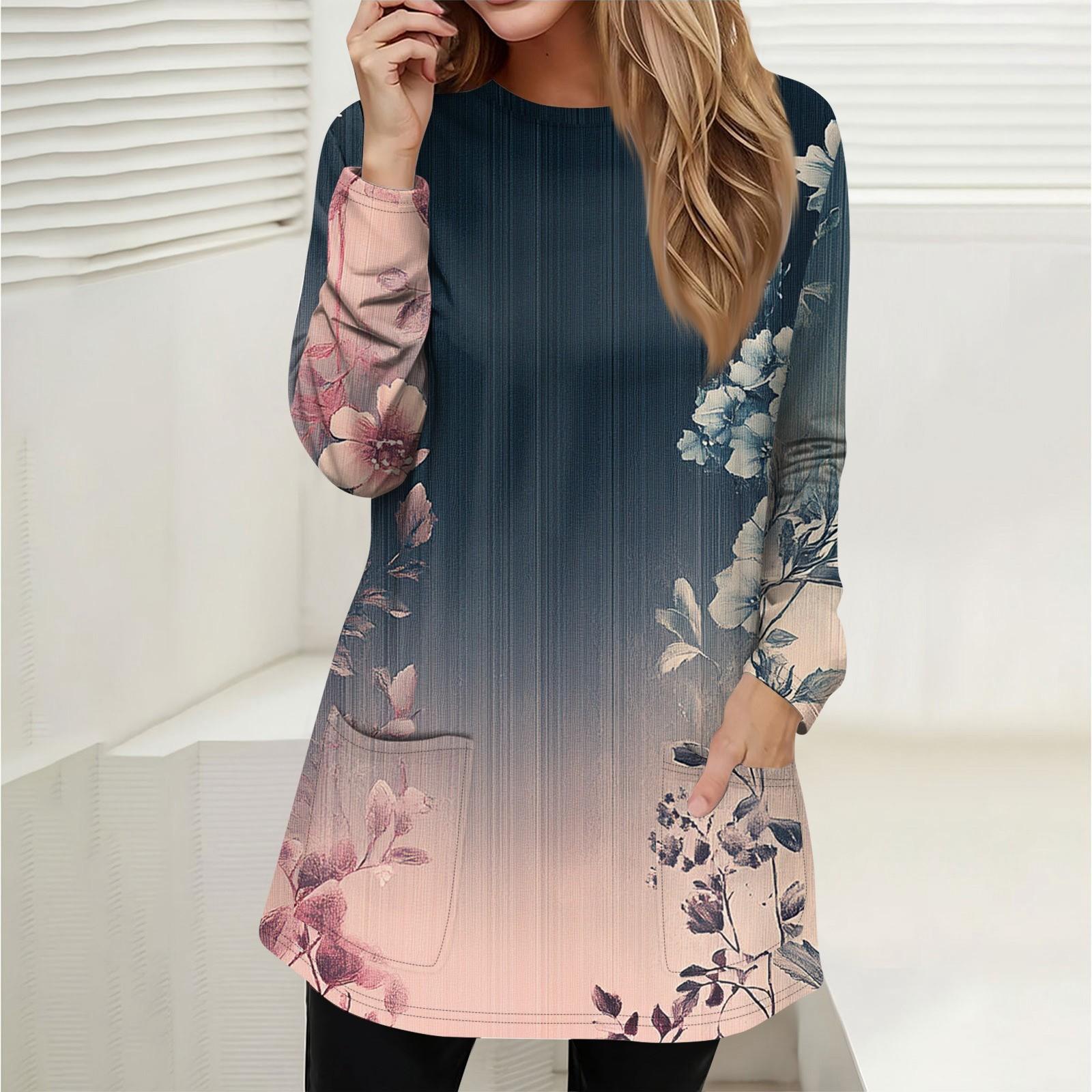 

Женская толстовка, пуловер, спортивная одежда, карман, принт, повседневный топ с круглым вырезом и длинными рукавами XXXL