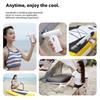 Portable Small Handheld Fan 3000mAh Air Blower with 80000RPM 6 Speed Adjustable USB Rechargeable for Travel Home