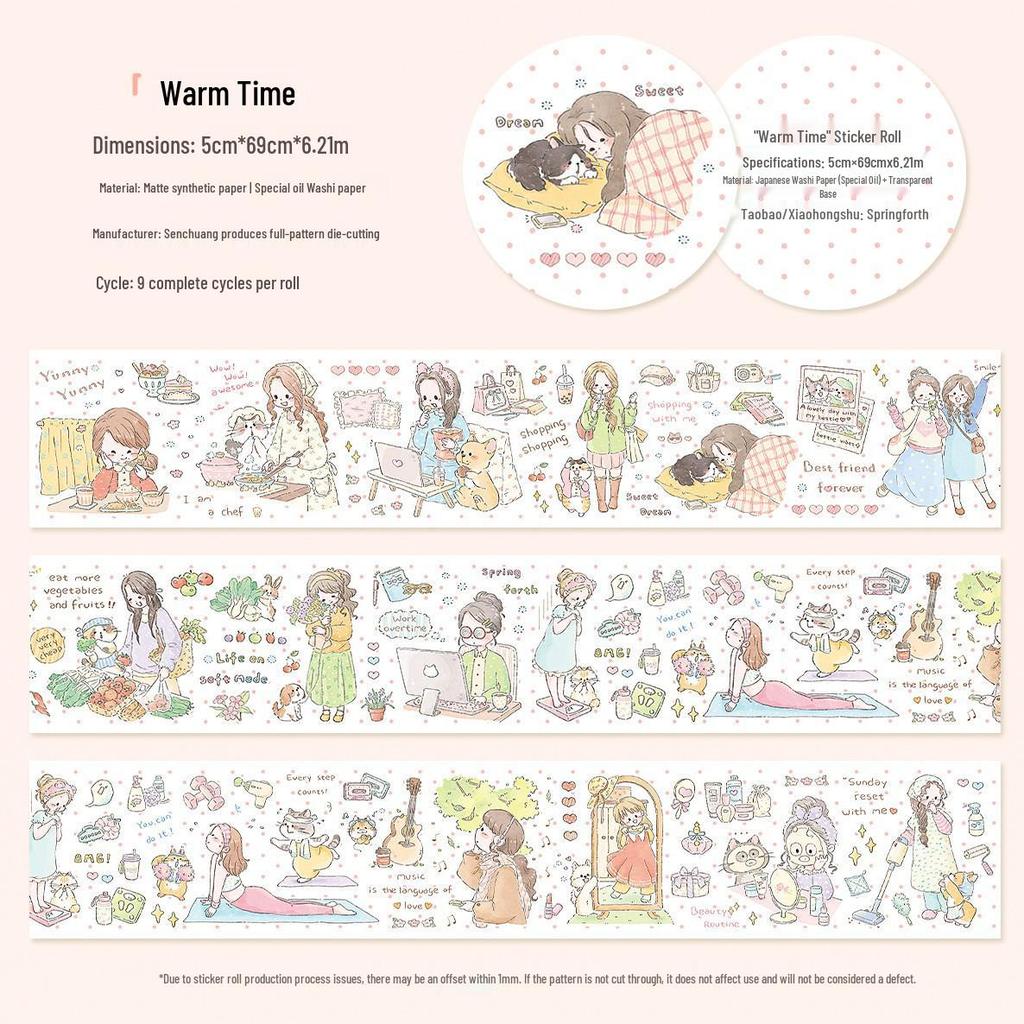 Springforth Little Fortunes Sticker Roll - Versatile Journal Decoration System
