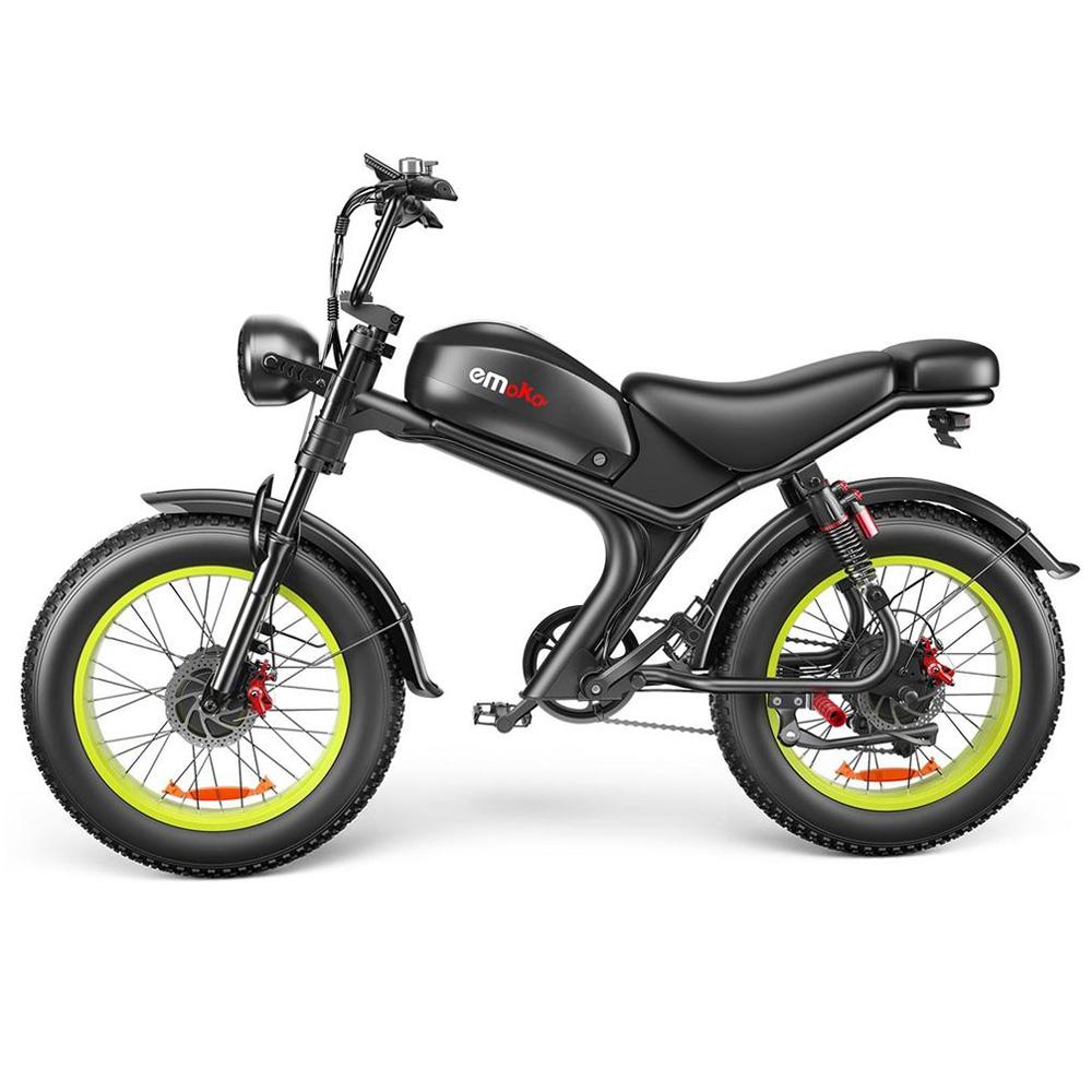 Emoko C93-D Dual-Drive Elektrofahrrad mit 2000W, 48V23Ah, 20×4.0 Fat Tire Pedelec, Hydraulische Scheibenbremsen E-Bike für Pendler & Outdoor-Abenteuer