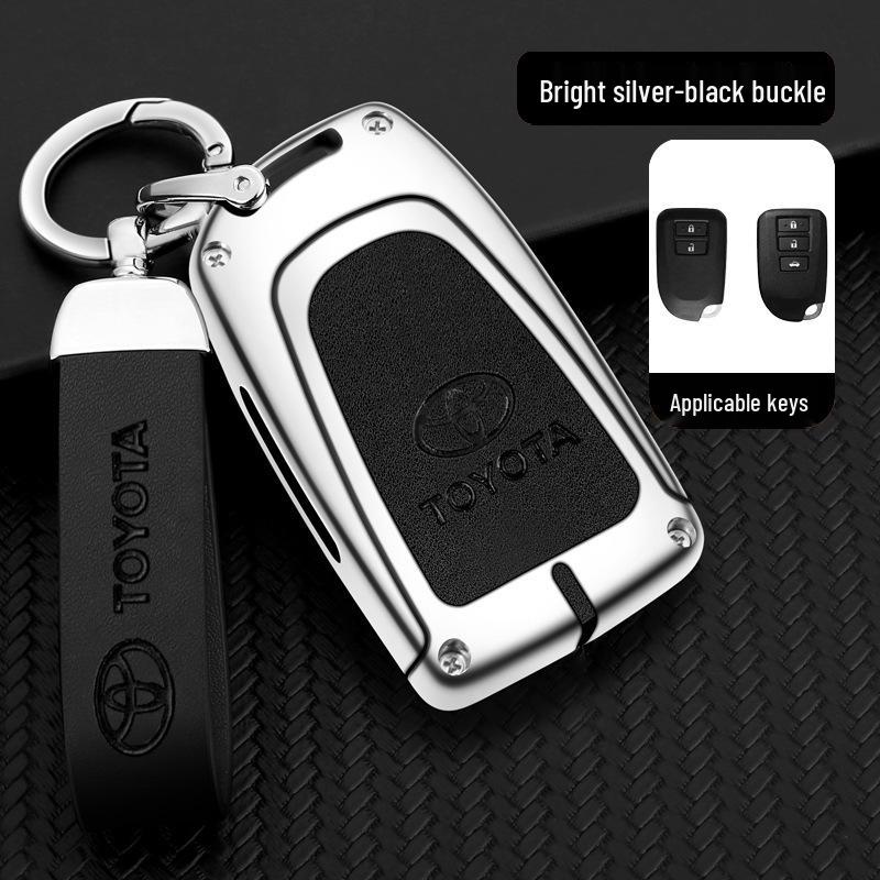Toyota Yaris L Key Cover for Sedan Vios FS & Yaris L X: Protective Car Key Shell Keychain Bag