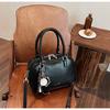 IELGY Korean Niche Portable Bowling Bag Trendy Autumn Winter Retro All-Match Frosted Messenger Small Square Bag