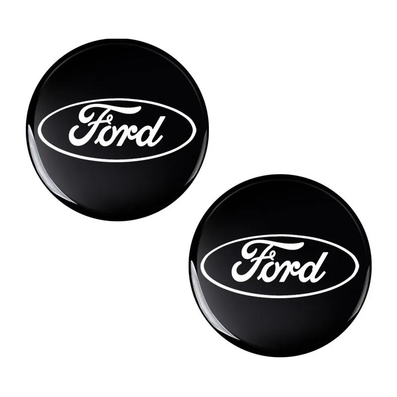 

Car Sticker 2/5/10pcs Car Key Shell Remote Case Cover Aluminum Emblem Symbol Sticker For Ford Focus Mk2 Party Mk3 Ranger Mondeo