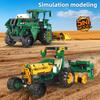 Moc 331Pcs 5 In 1 Creative Electric Rc Farmer'S Car Robot Model Harvester Diy Building Blocks Children'S Puzzle Toy Gift