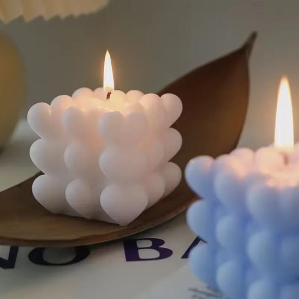 

Handmade Heart-shaped Candle Mold Silicone Plaster Mold Creative Soap Mold Valentine s Day Gift