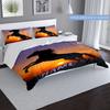 Sunset With Horses Duvet Cover Soft Bedding Set For Bedroomdorm Personalized Name Threepiece Set 1 Duvet Cover And 2 Pillowcases Perfect Gift For All