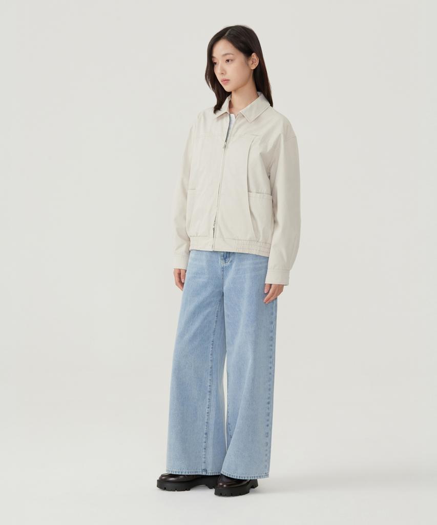 Covernat Woman Harrington Jacket Charcoal