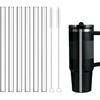 Replacement Straws Compatible with 30 Oz Stanley Quencher ProTour Flip Straw Tumbler with Leakproof Lid -Accessories Set Include 6 Tritan Straws and