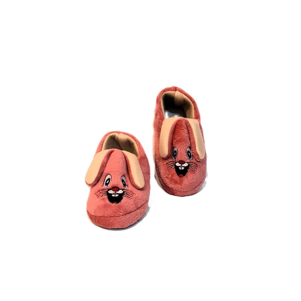 Fiyra Ebr Pink Color Animal Figure Rabbit Kids Slippers