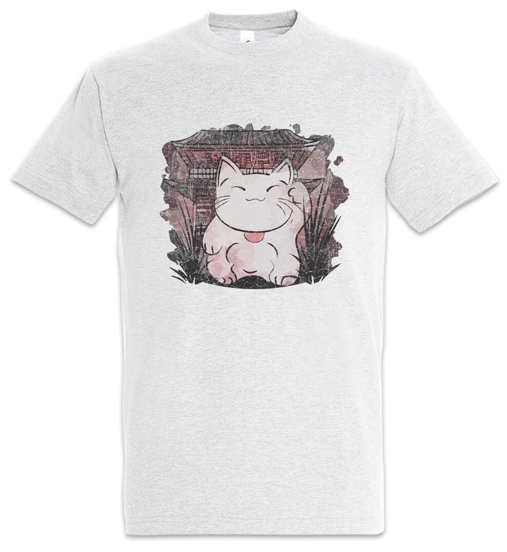 Maneki Neko VIII T-Shirt Maneki-neko Manekineko Cat Cats Love Addicted Addiction S