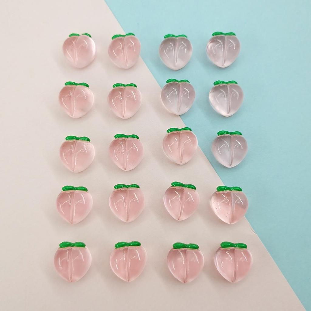 Crystal Peach Resin Pendant DIY Kit - Cute Ornaments & Accessories