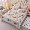 Cotton Tatami Quilted Bed Cover One-Piece Cotton Four-Piece Thickened Bed Sheet Three-Piece Set Four Seasons Universal Quilt Cover