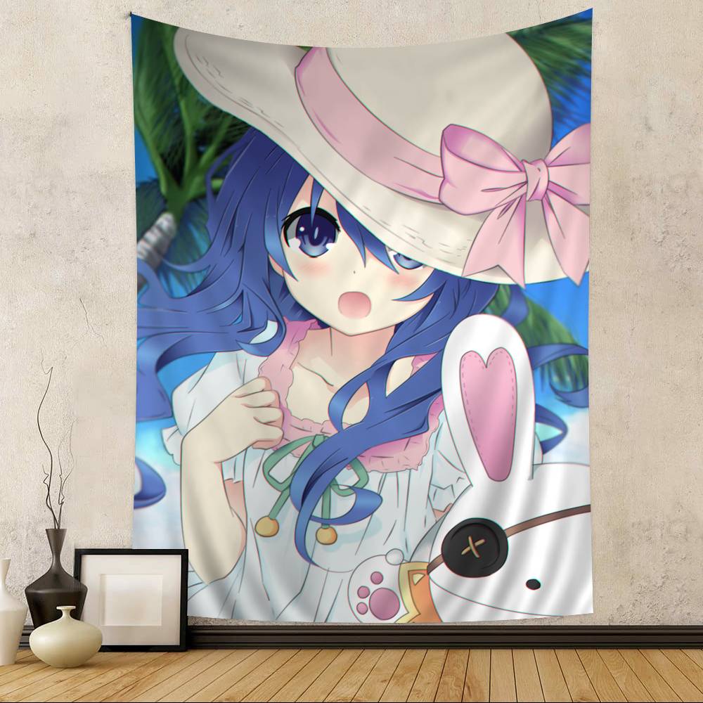 DATE A LIVE Printed Large Wall Tapestry Cheap Hippie Wall Hanging Bohemian Wall Tapestries Mandala Home Decor