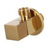 Male Thread Angle Valve For Bathroom Easy To Install Long Lifetime Long Service Life Quarter Turn Thickened Material