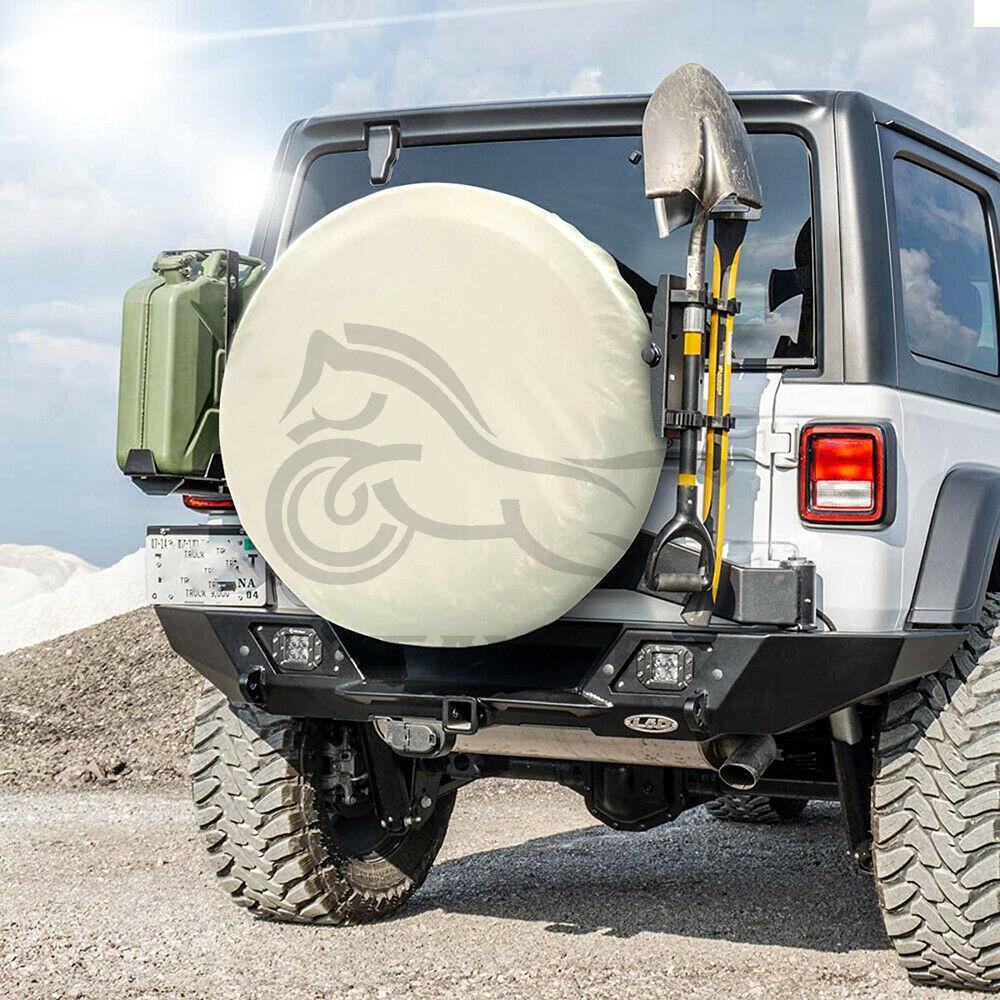 13 "weiß Reserverad Universal Auto SUV Reifen Abdeckung Fall Reserverad Rad Tasche Reifen Rad Abdeckung für Anhänger RV Camper Heavy