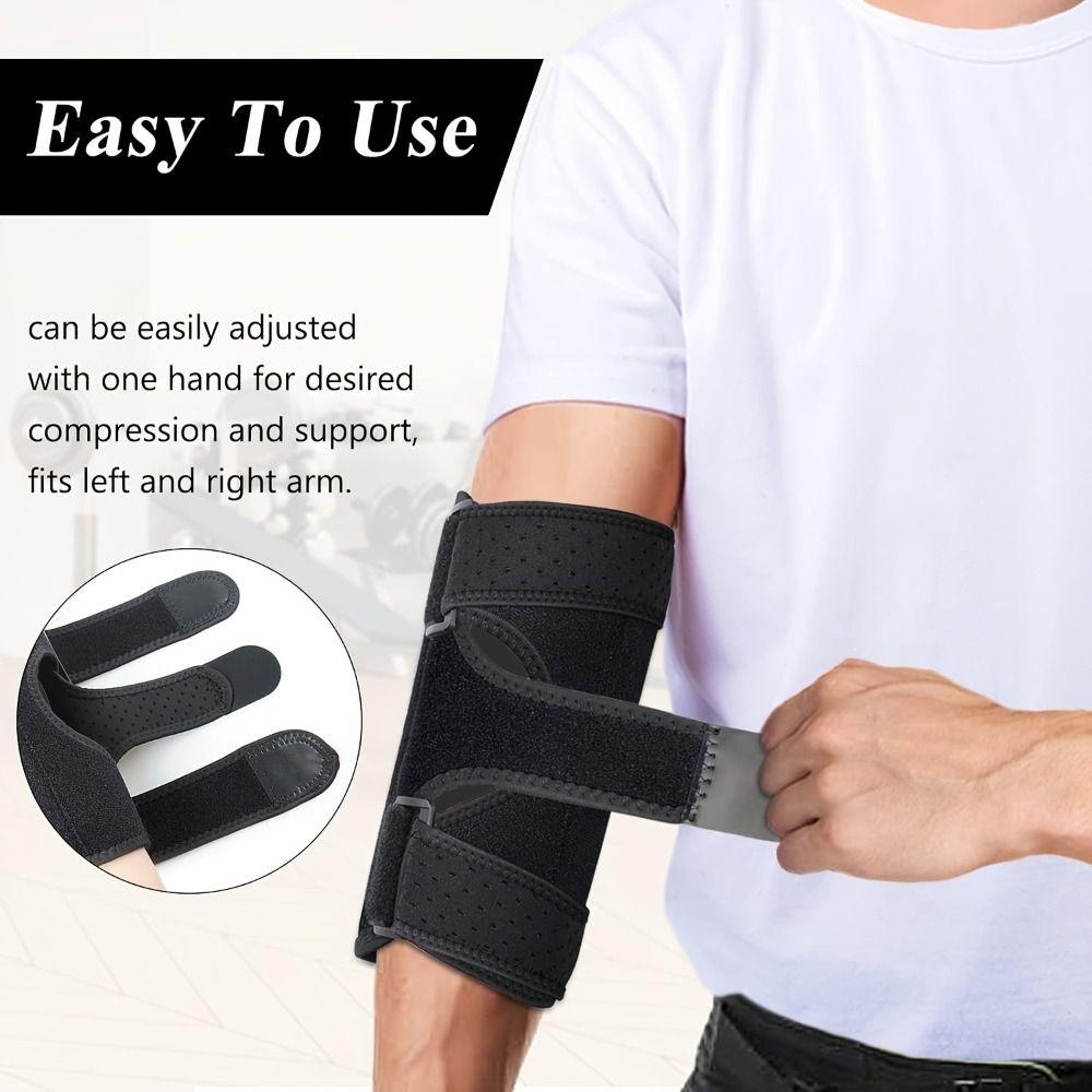 Double Steel Plate Elbow  Stabilizer Support Super Strong Support Arm Joint Protector  Hiking