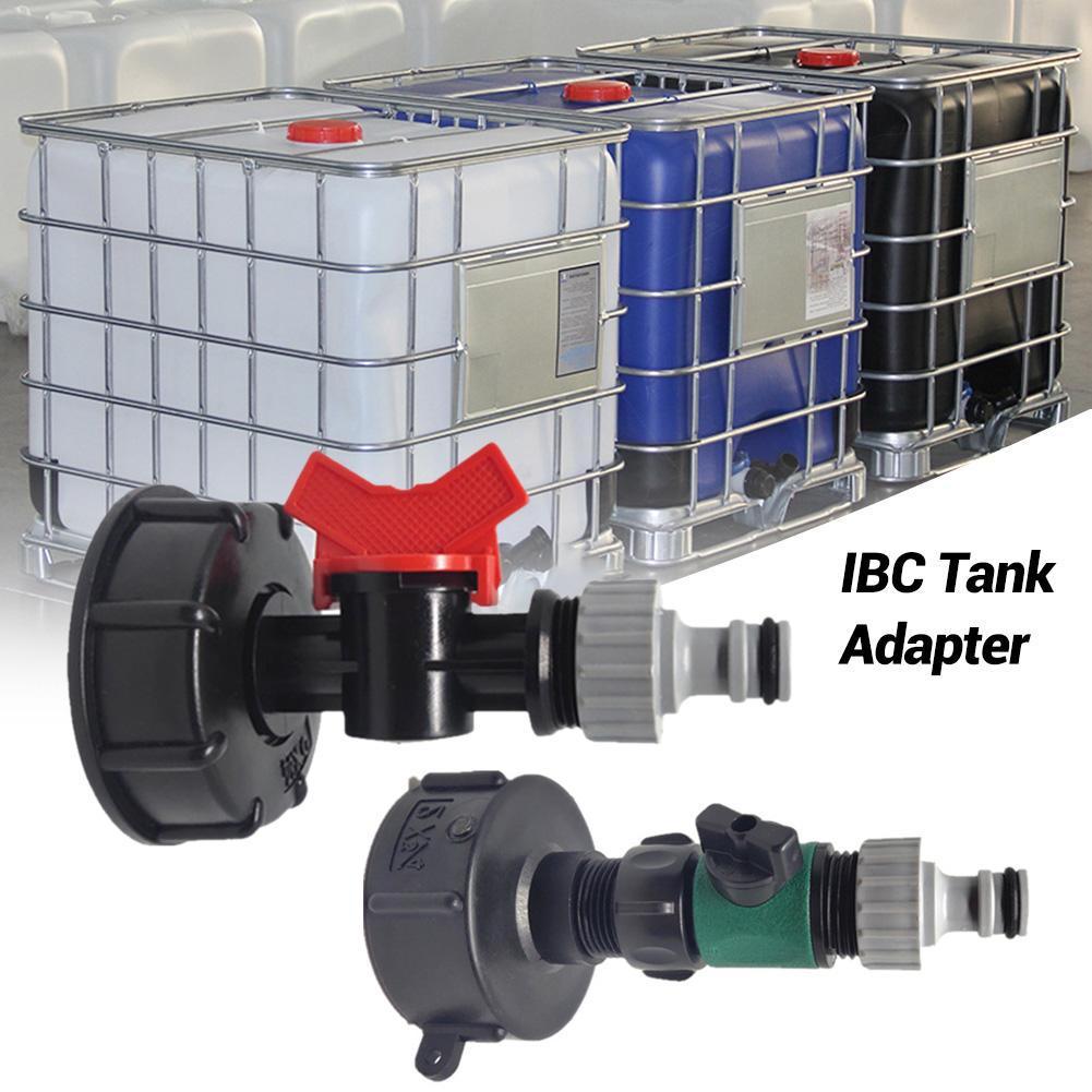 

IBC Tank Adapter S60X6 3/4 Thread Connector Replacement Valve Fitting Garden Hose Quick Connector Garden Water Connectors