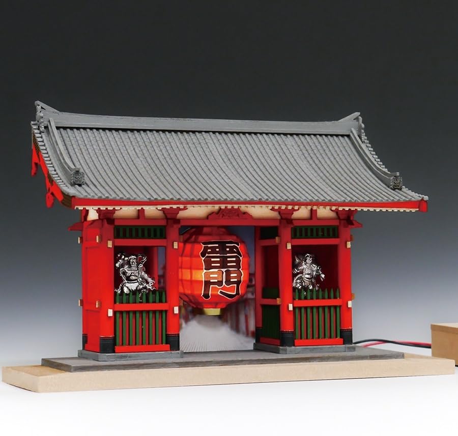 Woody Joe Half Type Kaminarimon Wooden Model Assembly Kit (Building)