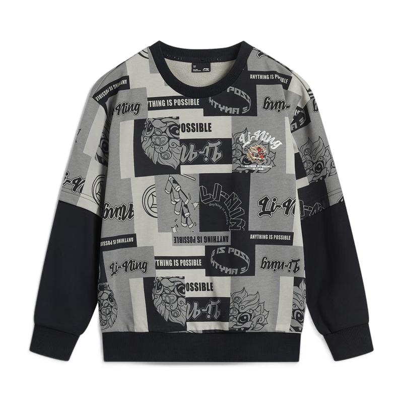 Li-Ning Unisex Crewneck Cotton Sweatshirt YWDV283 160