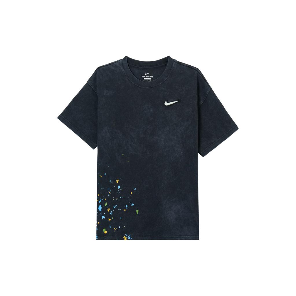 Nike T-shirt a Maniche Corte con Spalla Scesa e Girocollo Uomo Top Nero HV1672-010