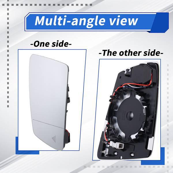 A2128101421 Beheizbares Außenspiegelglas Links für Mercedes C E S GLA GLK W204