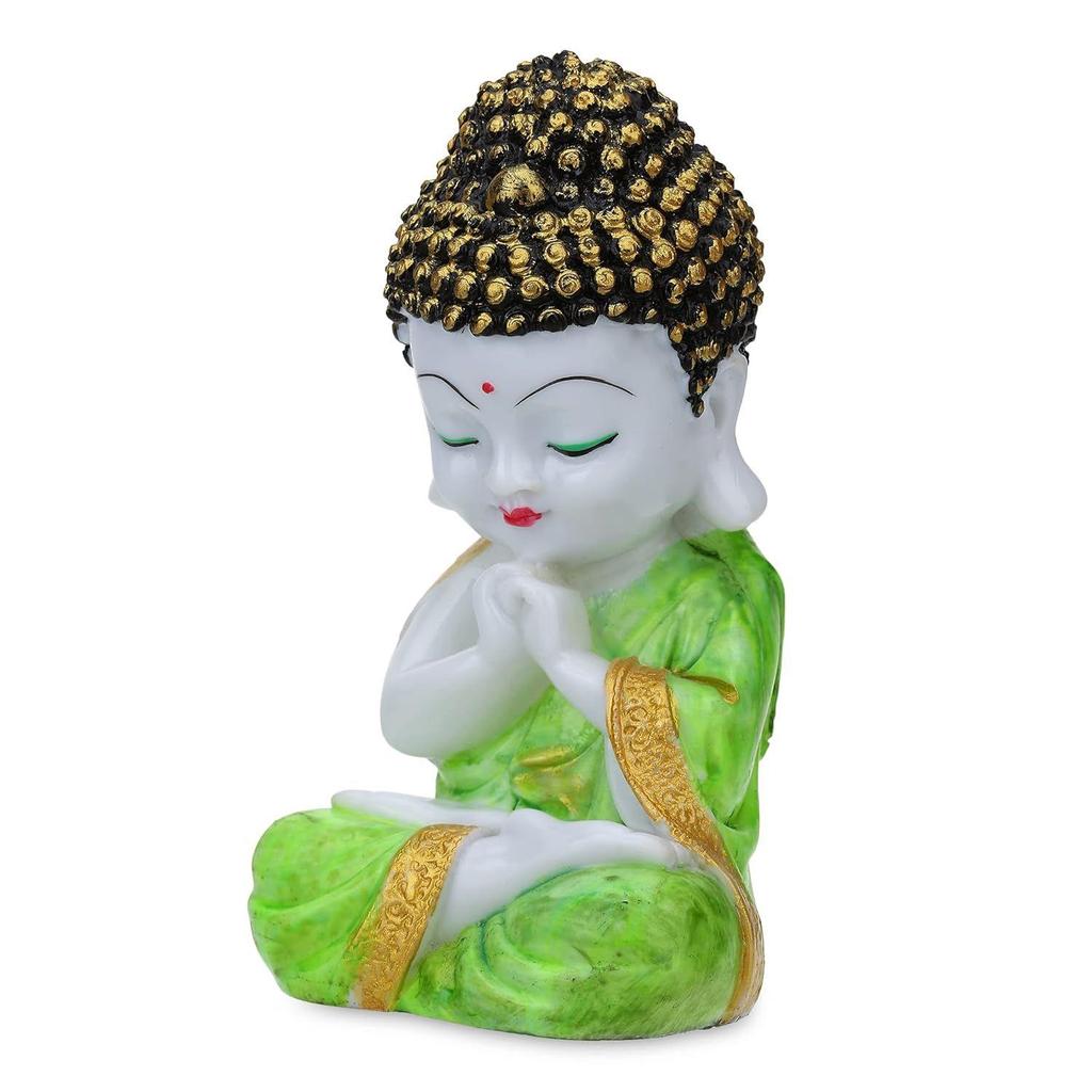 Полирезиновая статуэтка Будды Декоративная фигурка Маленький Будда-монах