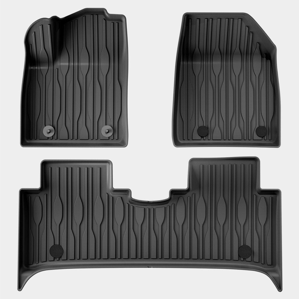 for BYD ATTO3 ATTO 3 YUAN PLUS Car Floor Mats Cargo Liner Trunk Pad TPE 3D Foot Mat Odorless Tray Protection BLACK