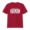Christliches Gebet für dich Jesus oder Glaube Wie kann ich beten T-Shirt vintage gewaschen Leicht atmungsaktiv Designer-Kleidung Vielseitig