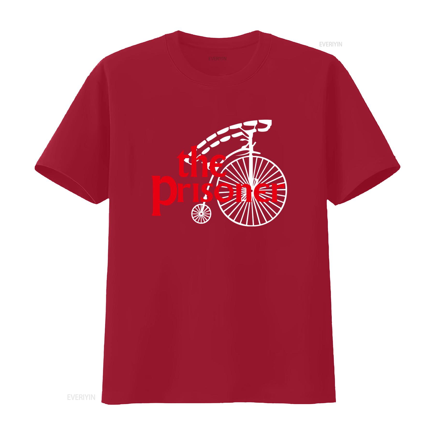 Mens Retro TV Programme Show The Prisoner T Shirt vintage Washed Slightly Versatile Top For Everyday Wear Soft Comfortable S