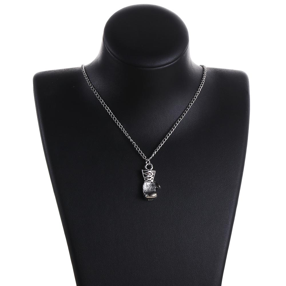 Cool Gold Silver Balck Mens Boys Gift Choker Chain Necklace Boxing Glove Pendant