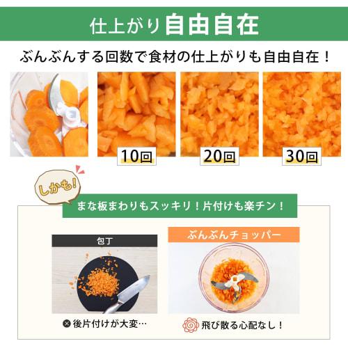 K&A Chopper, White, 900ml, Bunbun Chopper 5, BBC-21