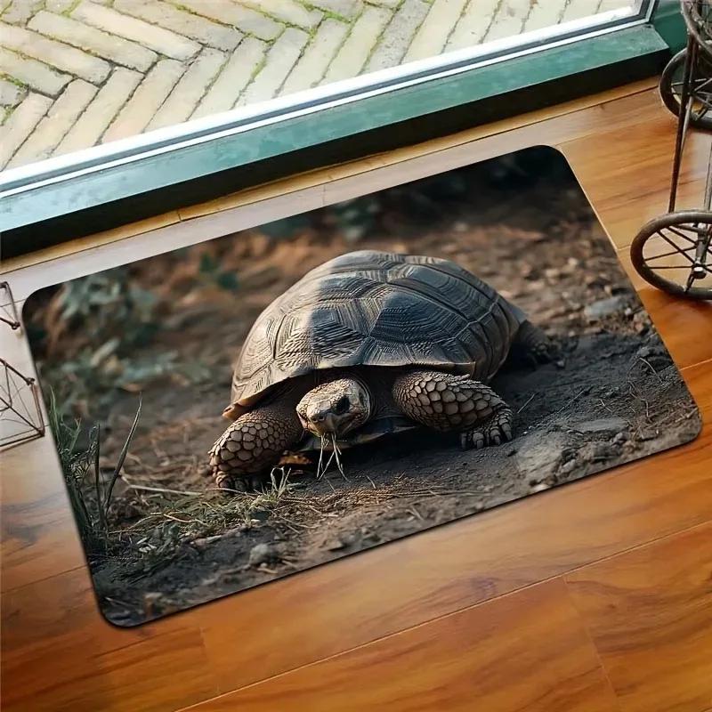 1PC Flower and Bird Pattern Door Mats Kitchen Rugs Non-Slip Pop Design Bedroom Rugs Bath Mat Carpet for Home Sink Laundry Decor