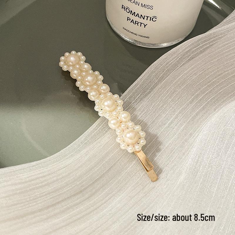 Korean Pearl Hairpin - Trendy Side Clip for Women and Girls