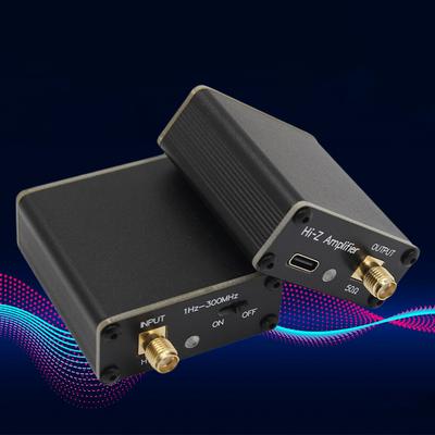 Vysokoimpedanční zesilovač Doughnut s krátkovlnnou anténou 1Hz-300MHz pro HackRF One vestavěná baterie 600mah pro SDR vysílačky