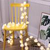 Serial String Lights - 14 LED White Rose, 10 Feet Fairy Lights for Home Decor,Mandir,Deepawali & Diwali Decoration, Christmas