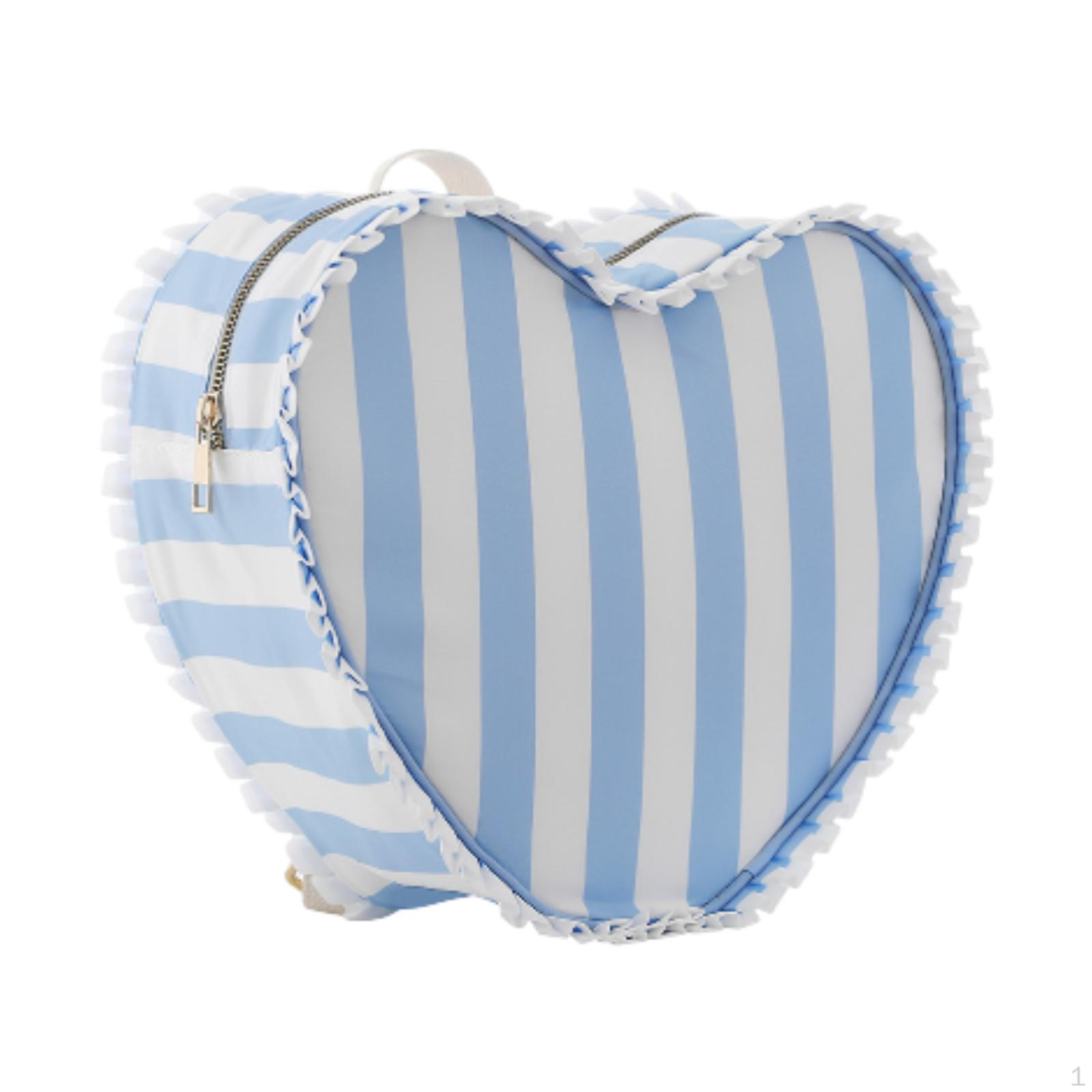 

Косметичка в форме сердца, органайзер для косметики Mignon для женщин и девочек на День святого Валентина синий