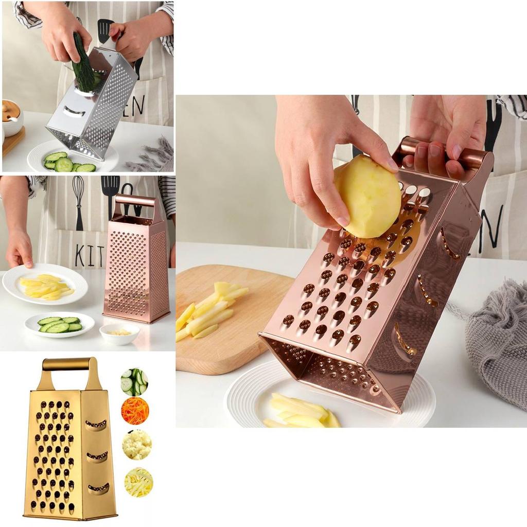 Premium Stainless Steel Multi-sided Slicer For Cucumbers Potatoes Garlic And More In Elegant Colors For Modern Kitchens